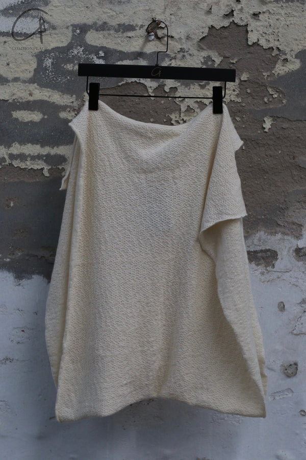 Daniel Andresen Scarf Collection Belgian Knit Cashmere Yak DA-LUFFA-BAI-F Cashmere LUFFA White PDA15